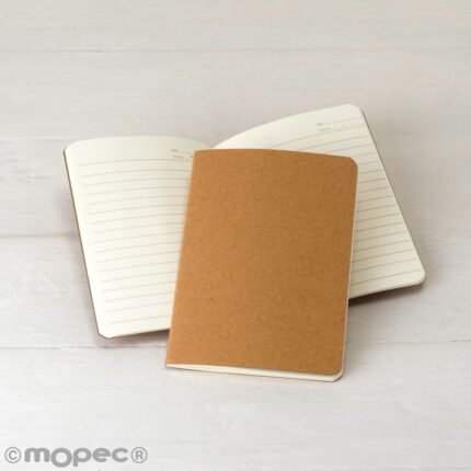 10 Libretas con tapas kraft 10