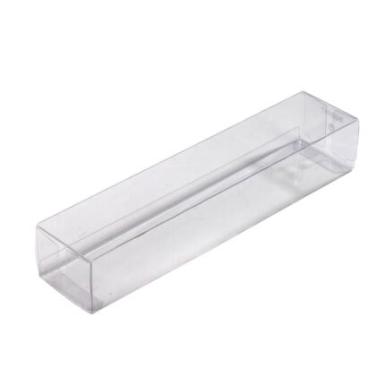Estuche transparente 5x23x4cm.min.25
