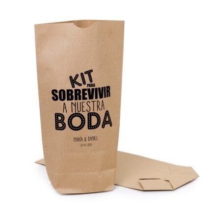 Bolsa Kraft para regalo