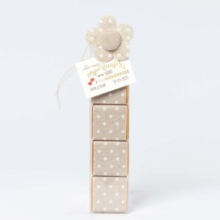Estuche 4 napolitanas de chocolate