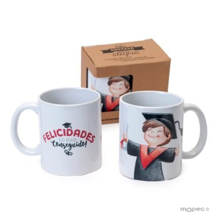 Taza de cerámica graduación CHICO