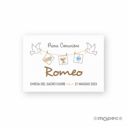 -Tarjeta horizontal 1ª Comunión