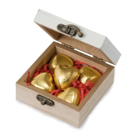 5 bombones Corachoc en forma de corazón