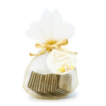 14 fichas de madera grabadas con ilustraciones de Pascua